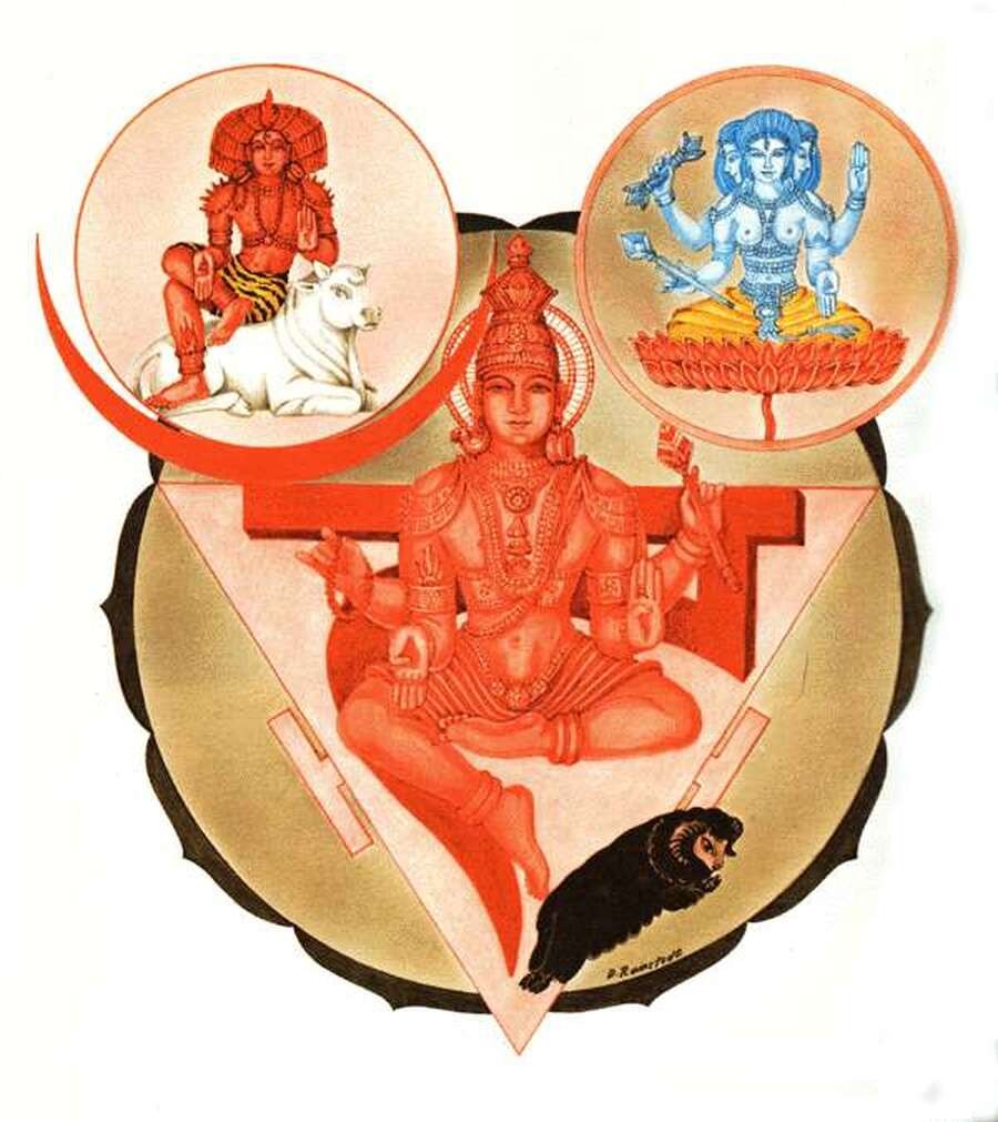 Deities and symbols within Manipura chakra