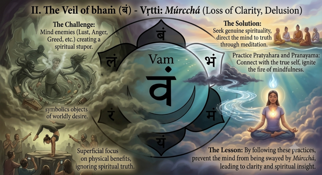 freeing your mind of of lust, anger, greed, arrogance, delusion and jealousy.